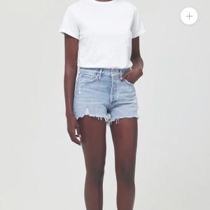 NWT AGOLDE Parker Vintage Cut Off Short in Swapmeet